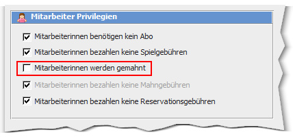 Mitarbeiter Nicht Mahnen