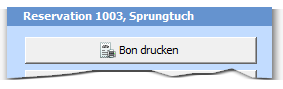 Reservieren Bon