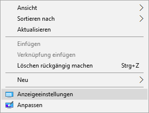 win8 menu anzeigeeinstellungen